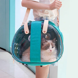 Double Fish Transparent Dog Bag Puppy Cat Cane Backpack Accessory Things Accessoires Bag Products Small Cage Pet Animal Seat Bed Double Fish Transparent Dog Bag Puppy Cat Cane Backpack Access Media 1