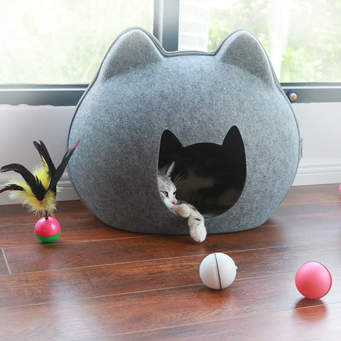 Image of Cat Litter Enclosed Pet Cat House Cat House Cat Bed House Cat Villa Cat Litter